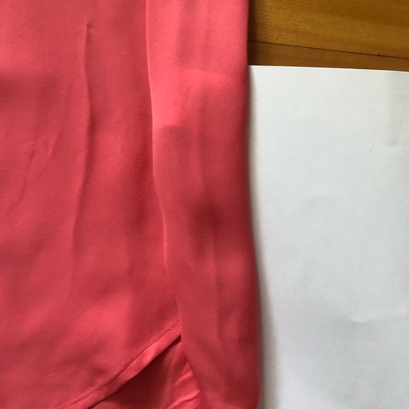 J crew sleeveless pink silk tunic shirt size 00p - Picture 5 of 7